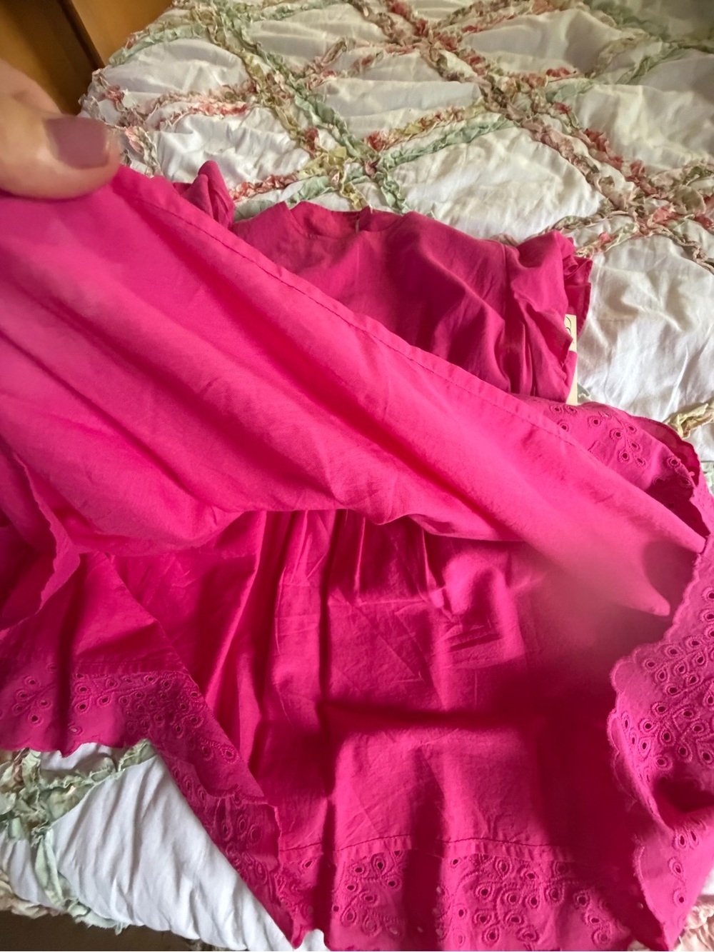Eliza J  100% cotton smocked wedding guest / cocktail dress - Picture 7 of 8